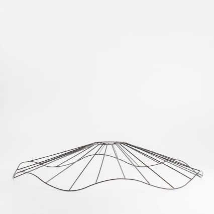 Brilagi - Lustre LED de sobrepor CERIA WIRE 1xE27/40W/230V Ø 80 cm preto/carvalho