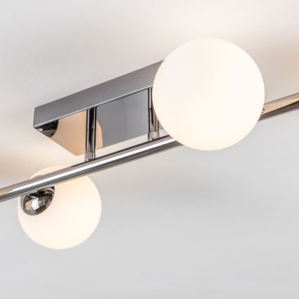 Brilagi - Lustre LED de sobrepor MILLA 4xG9/3W/230V preto cromado/branco