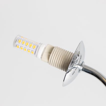 Brilagi - Lustre LED de Sobrepor MISTEL 15xG9/3W/230V preto cromado/fumê