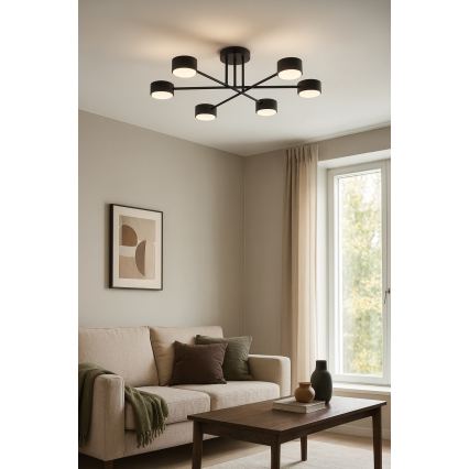 Brilagi - Lustre LED de sobrepor MONO 6xGX53/30W/230V preto