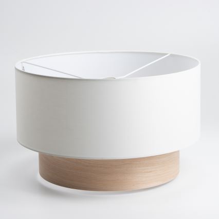 Brilagi - Lustre LED de superfície CERIA 1xE27/40W/230V Ø 50 cm branco/bege