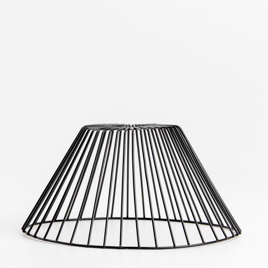 Brilagi - Lustre LED de superfície CERIA WIRE 1xE27/40W/230V diâmetro 30 cm preto/carvalho