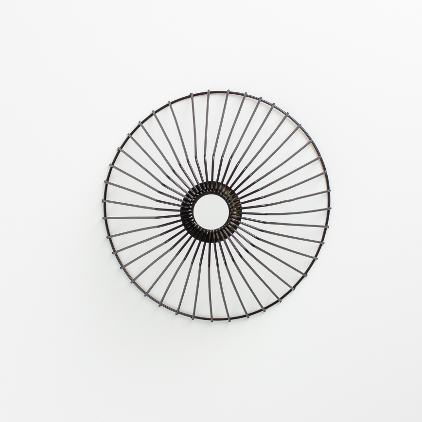 Brilagi - Lustre LED de superfície CERIA WIRE 1xE27/40W/230V Ø 21 cm preto