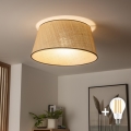 Brilagi - Lustre LED de tecto de montagem à superfície CERIA 1xE27/40W/230V Ø 50 cm bege