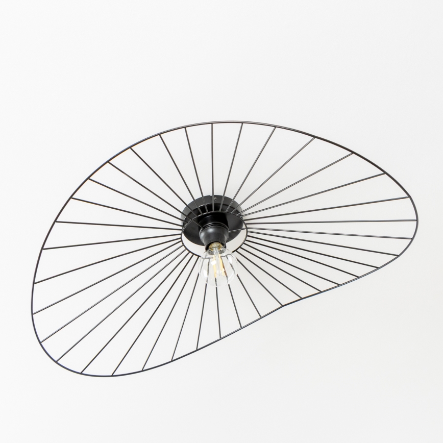 Brilagi - Lustre LED de tecto de montagem em superfície CERIA WIRE 1xE27/40W/230V 60x80 cm preto