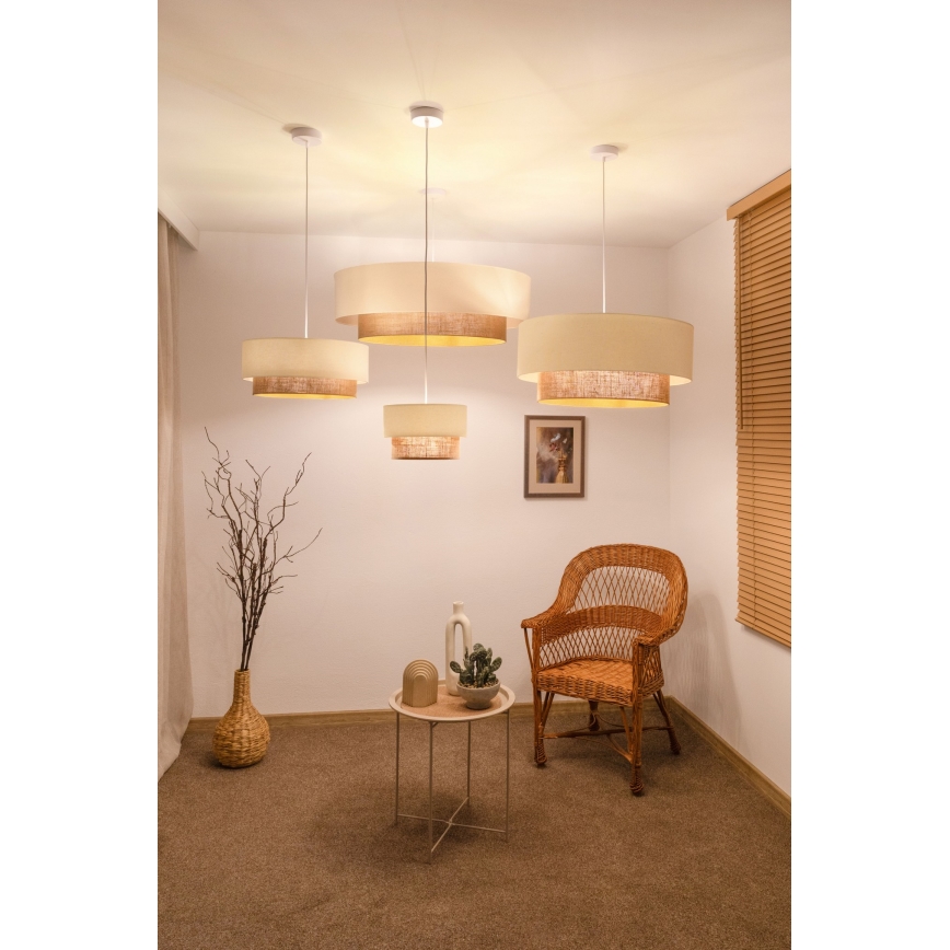 Brilagi - Lustre LED de Tecto Sobreposto BOHO STYLE 3xE27/15W/230V Ø 80 cm