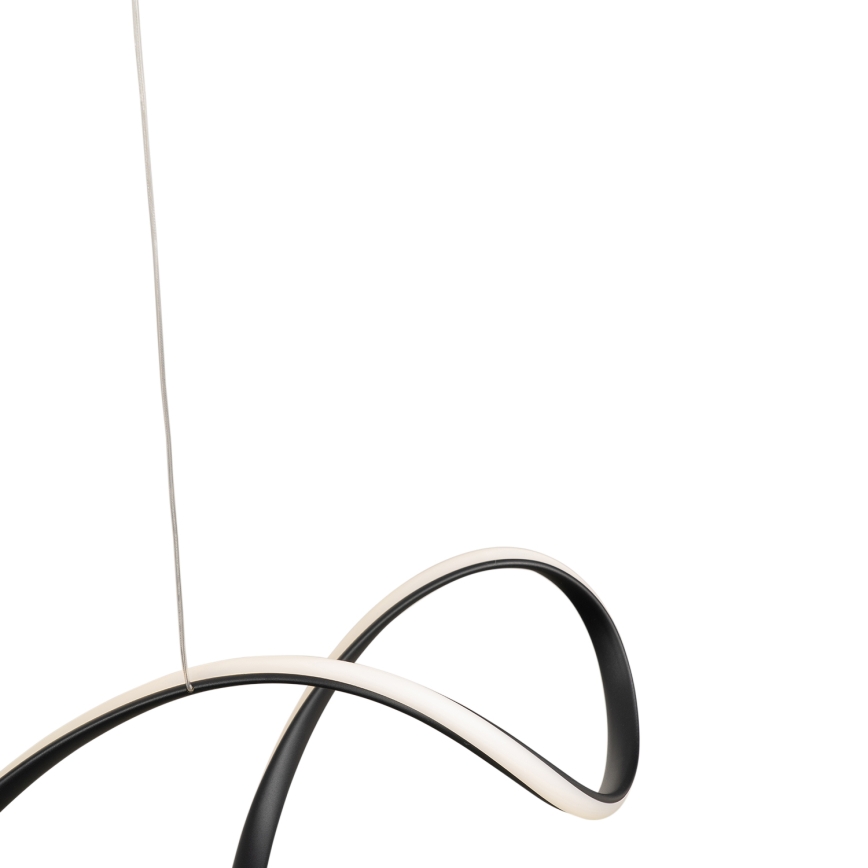 Brilagi - Lustre LED regulável suspenso por cabo DNA LED/41W/230V 4100K preto + controlo remoto