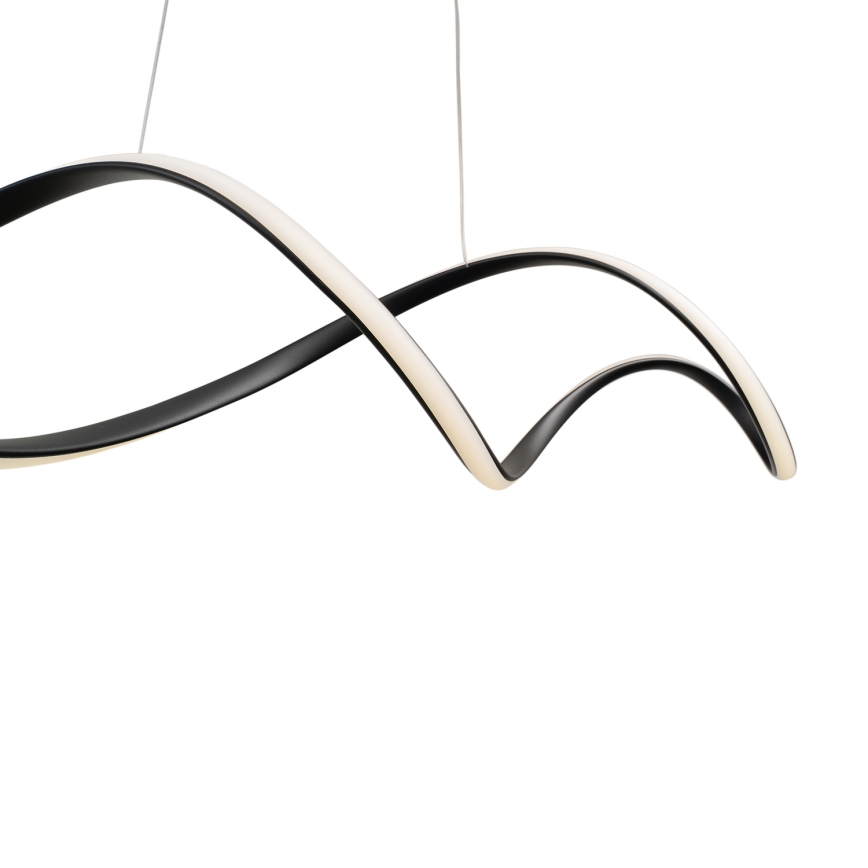 Brilagi - Lustre LED regulável suspenso por cabo DNA LED/41W/230V 4100K preto + controlo remoto