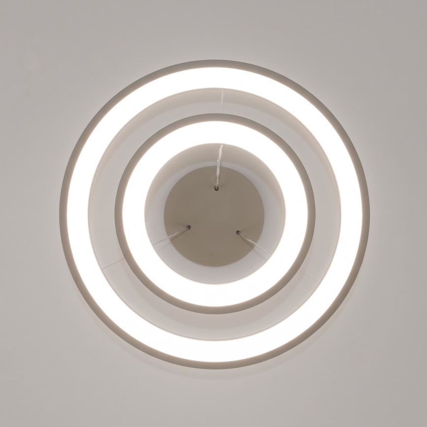 BRILAGI - Lustre LED dimerizável suspenso por cabo FALCON SLIM LED/68W/230V 3000-6500K Ø 50 cm bege + controlo remoto
