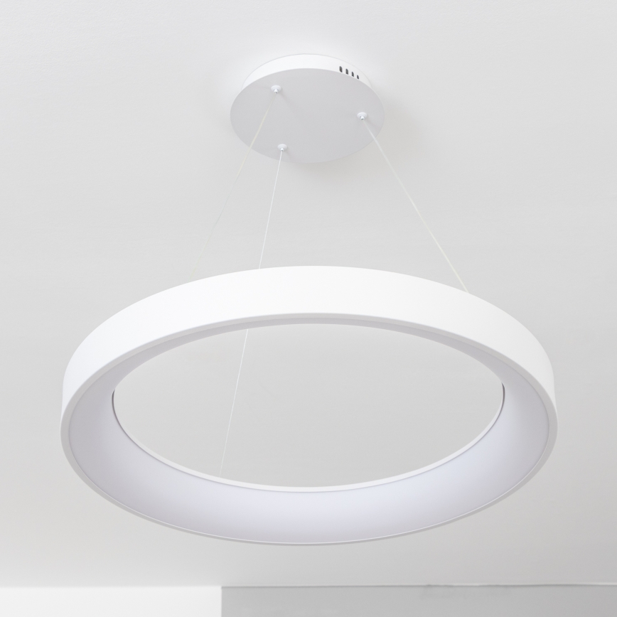 Brilagi - Lustre LED dimerizável suspenso por cabo FALCON II LED/99W/230V 3000-6500K Ø 60 cm branco + controlo remoto