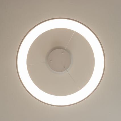 Brilagi - Lustre LED dimerizável suspenso por cabo FALCON II LED/99W/230V 3000-6500K Ø 60 cm branco + controlo remoto