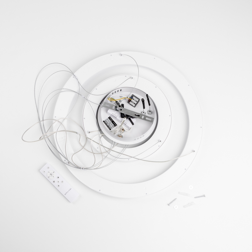 Brilagi - Pendente LED regulável em cabo FALCON SLIM LED/68W/230V 3000-6500K Ø 50 cm branco + comando remoto