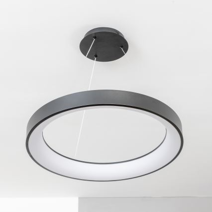 Brilagi - Lustre LED dimável suspenso por cabo FALCON II LED/99W/230V 3000-6500K Ø 60 cm preto + comando remoto