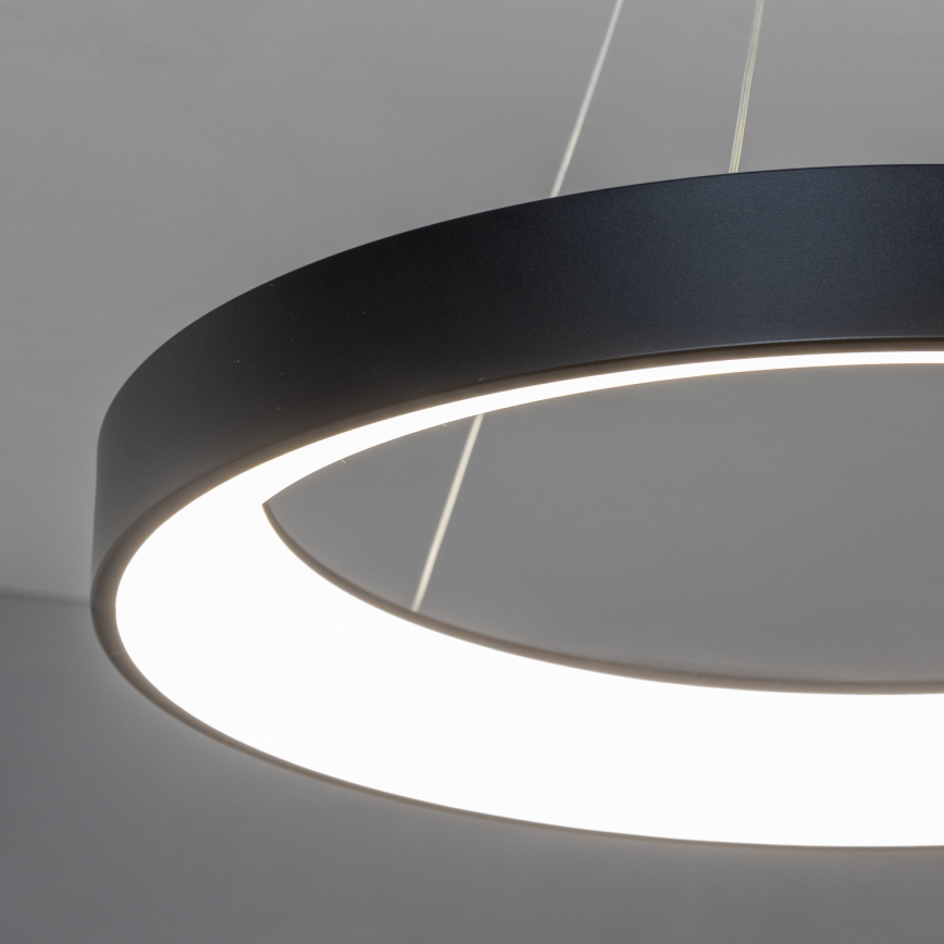 Brilagi - Lustre LED dimável suspenso por cabo FALCON II LED/99W/230V 3000-6500K Ø 60 cm preto + comando remoto