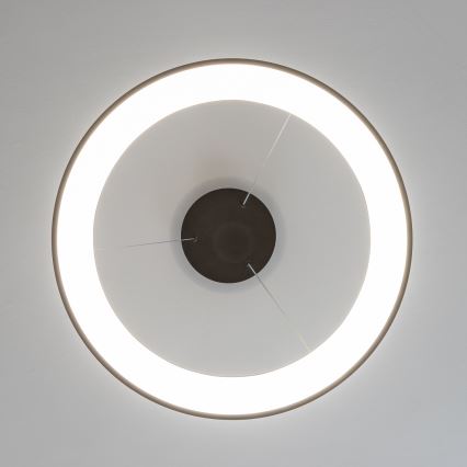 Brilagi - Lustre LED dimável suspenso por cabo FALCON II LED/99W/230V 3000-6500K Ø 60 cm preto + comando remoto