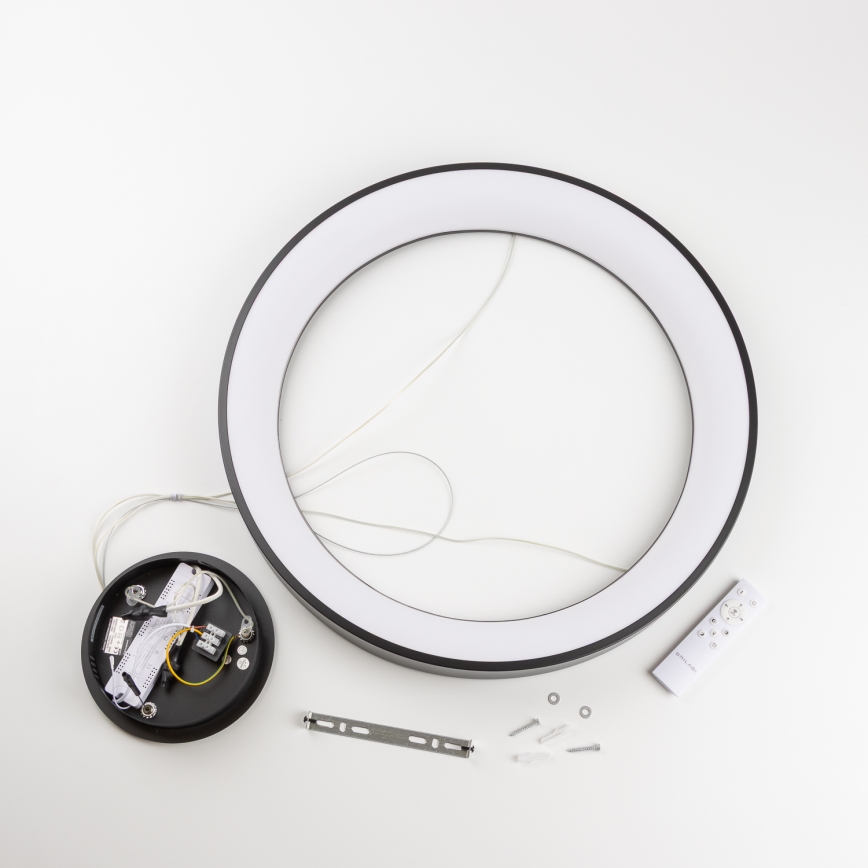 Brilagi - Lustre LED dimável suspenso por cabo FALCON II LED/99W/230V 3000-6500K Ø 60 cm preto + comando remoto