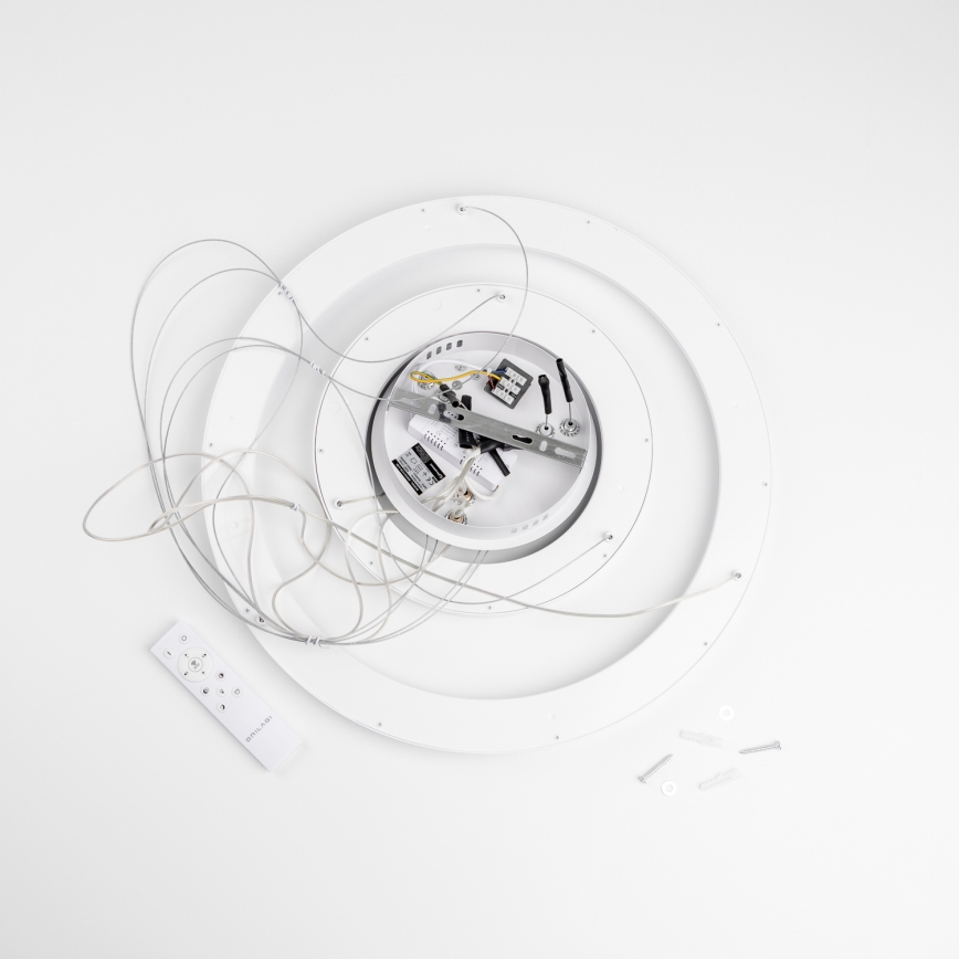 Brilagi - Lustre suspenso dimerizável em cabo FALCON SLIM LED/68W/230V 3000-6500K Ø 50 cm branco + controlo remoto