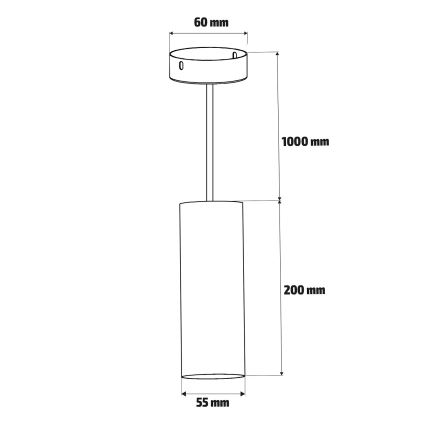 Brilagi - Lustre LED RGBW dimerizável suspenso por cabo SELE 1xGU10/6W/230V 3000K preto