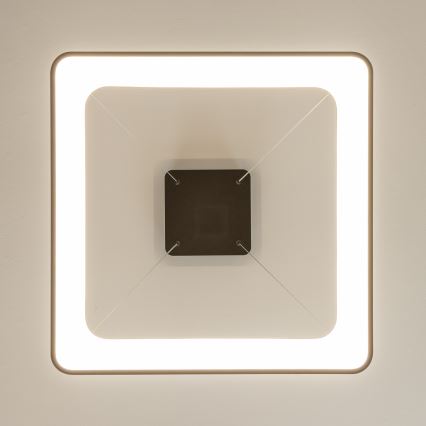 Brilagi - Lustre LED regulável suspenso por cabo FALCON II LED/125W/230V 3000-6500K 60x60 cm preto + controlo remoto