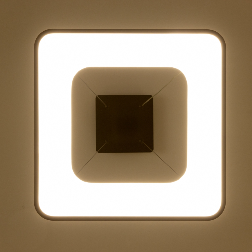 Brilagi - lustre LED regulável suspenso por cabo FALCON II LED/80W/230V 3000-6500K 40x40 cm preto + controlo remoto