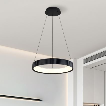 Brilagi - Lustre pendente LED dimerizável FALCON MODERN LED/30W/230V 3000-6500K Ø 40 cm preto + controlo remoto