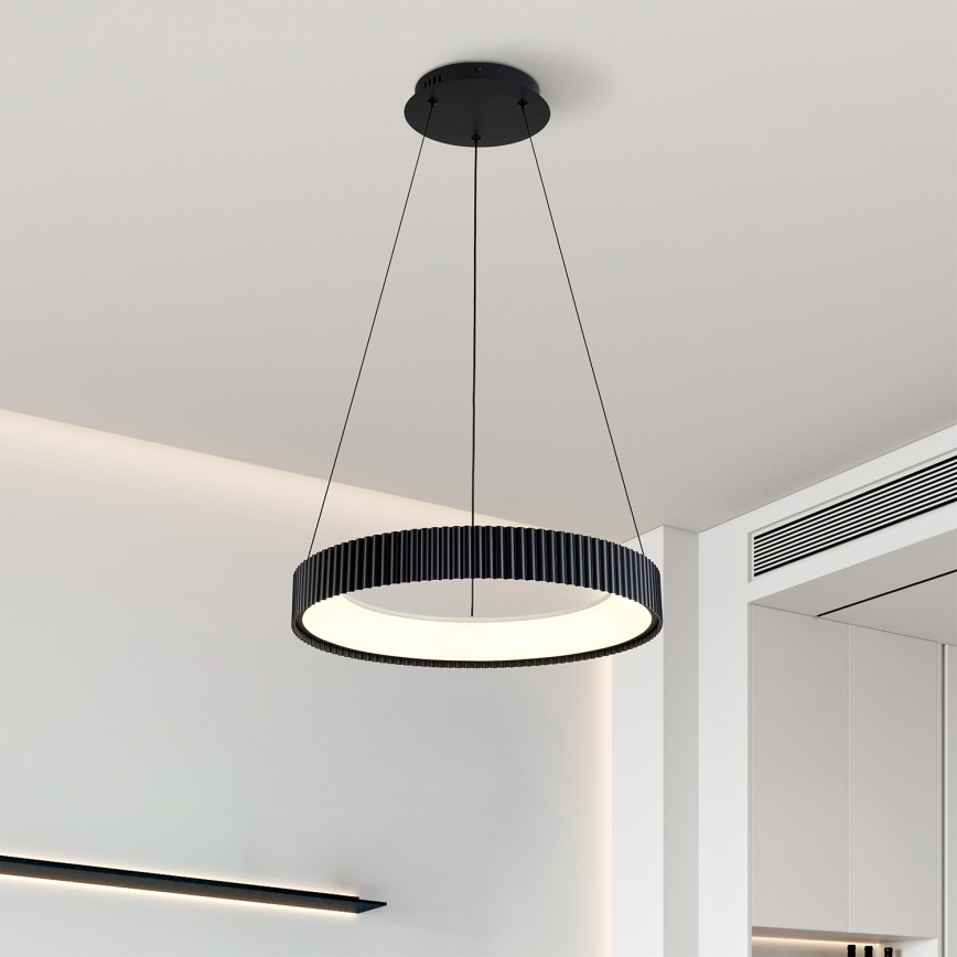Brilagi - Lustre pendente LED dimerizável FALCON MODERN LED/30W/230V 3000-6500K Ø 40 cm preto + controlo remoto