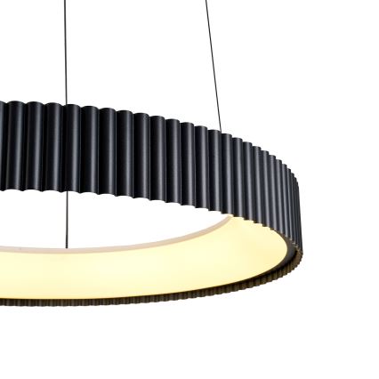 Brilagi - Lustre pendente LED dimerizável FALCON MODERN LED/30W/230V 3000-6500K Ø 40 cm preto + controlo remoto