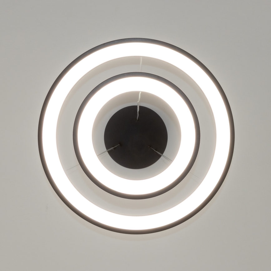Brilagi - Lustre LED dimerizável suspenso por cabo FALCON SLIM LED/68W/230V 3000-6500K Ø 50 cm preto + comando remoto