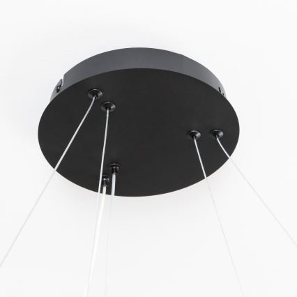 Brilagi - Lustre LED dimerizável suspenso por cabo FALCON SLIM LED/68W/230V 3000-6500K Ø 50 cm preto + comando remoto