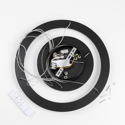 Brilagi - Lustre LED dimerizável suspenso por cabo FALCON SLIM LED/68W/230V 3000-6500K Ø 50 cm preto + comando remoto