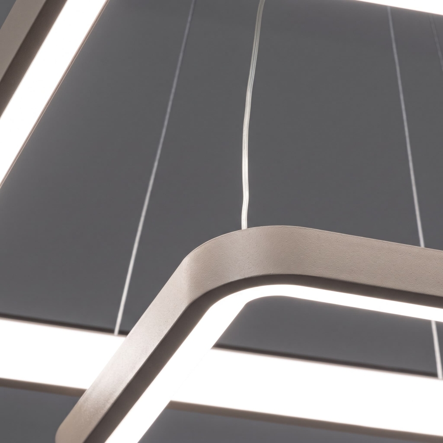 BRILAGI - LED Lustre pendente dimável com cabo FALCON SLIM LED/78W/230V 3000-6500K 50x50 cm bege + controle remoto