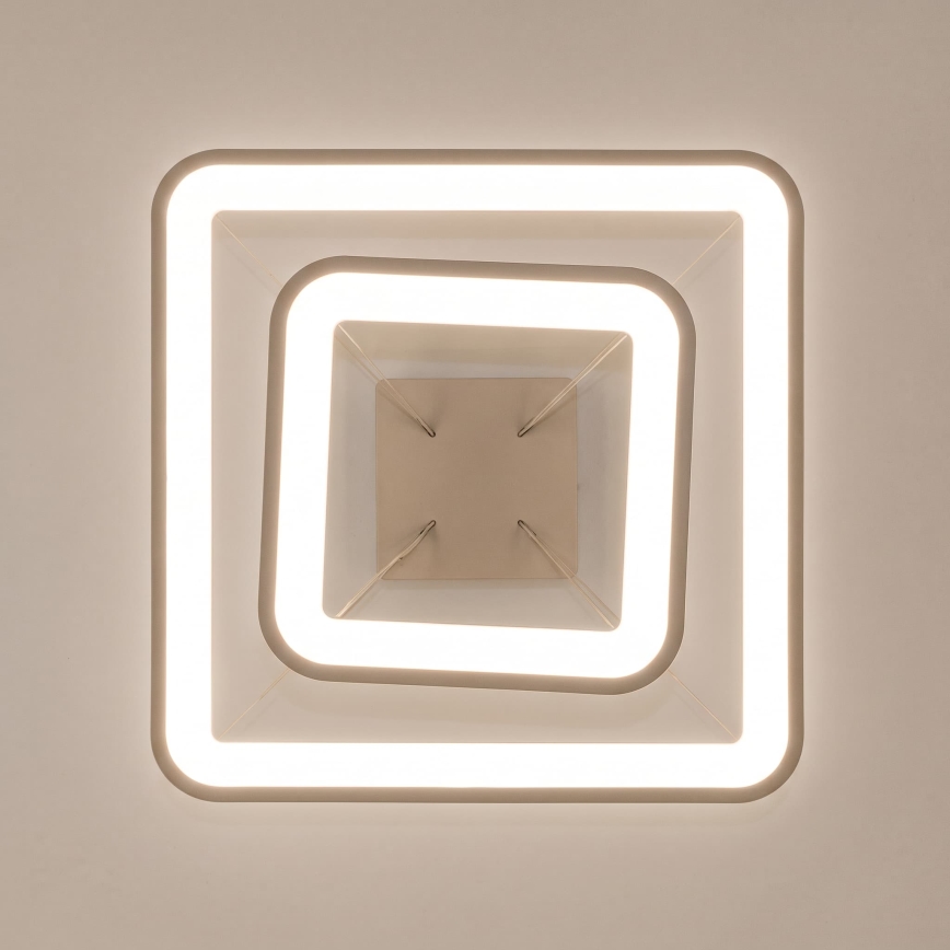 BRILAGI - LED Lustre pendente dimável com cabo FALCON SLIM LED/78W/230V 3000-6500K 50x50 cm bege + controle remoto