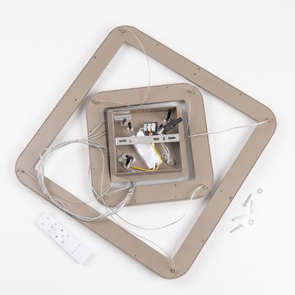 BRILAGI - LED Lustre pendente dimável com cabo FALCON SLIM LED/78W/230V 3000-6500K 50x50 cm bege + controle remoto