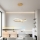 Brilagi - Lustre LED dimerizável suspenso por cabo INFINITY LED/55W/230V 3000-6000K 50x50 cm dourado + controlo remoto