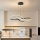 Brilagi - Lustre LED dimerizável suspenso por cabo INFINITY LED/80W/230V 3000-6000K 80x80 cm preto + controlo remoto