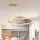 Brilagi - Lustre LED dimerizável suspenso por cabo PORTOFINO LED/60W/230V 3000-6000K diâmetro 80 cm dourado + comando remoto