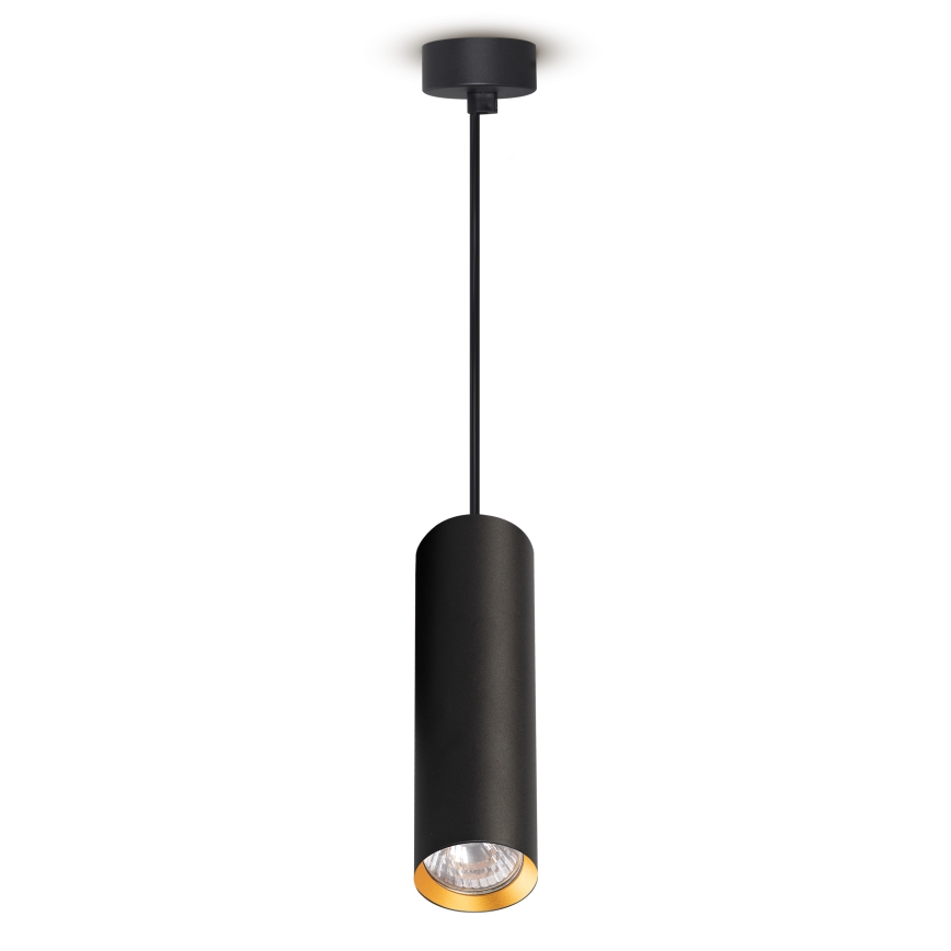Brilagi - Lustre pendente em cabo LED RGBW dimerizável SELE 1xGU10/4,8W/230V 3000K preto/dourado + controlo remoto