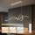 Brilagi - Lustre LED dimerizável suspenso por cabo SIGNATURE LED/55W/230V 3000-6000K 120x23 cm bege + controlo remoto