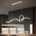 Brilagi - Lustre LED dimerizável suspenso por cabo SIGNATURE LED/55W/230V 3000-6000K 120x23 cm branco + controlo remoto