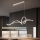 Brilagi - Lustre LED dimerizável suspenso por cabo SIGNATURE LED/55W/230V 3000-6000K 120x23 cm branco + controlo remoto