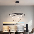 Brilagi - Lustre LED dimerizável suspenso por cabo TWISTER LED/75W/230V 3000–6000K Ø70 cm preto + comando à distância