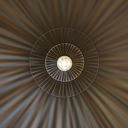 Brilagi - Lustre LED em cabo CERIA WIRE 1xE27/40W/230V Ø 38 cm preto