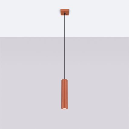 Brilagi - Lustre LED em cabo CRESTO 1xGU10/10W/230V vermelho