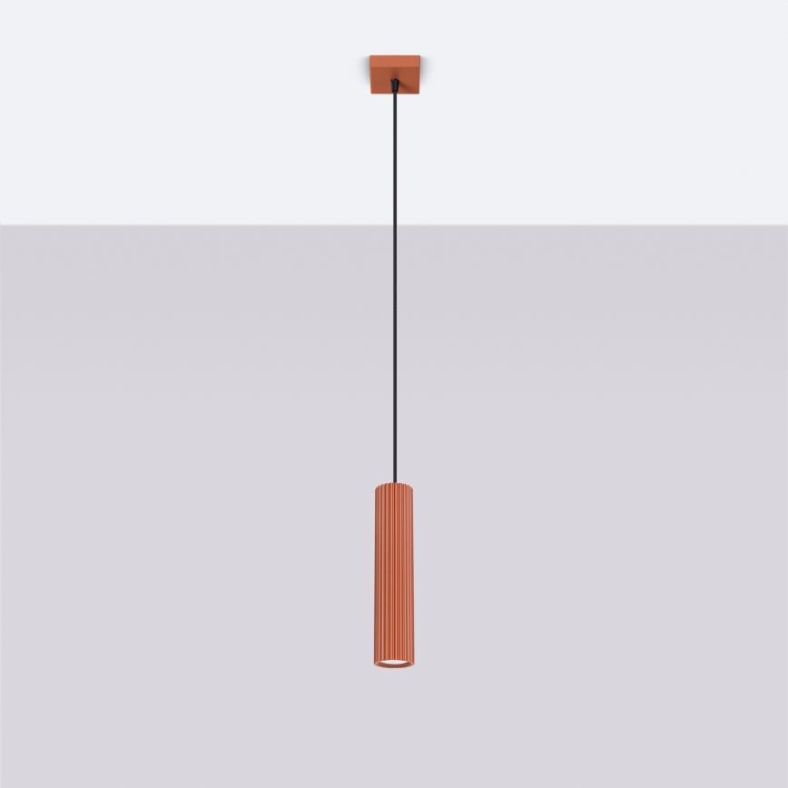 Brilagi - Lustre LED em cabo CRESTO 1xGU10/10W/230V vermelho