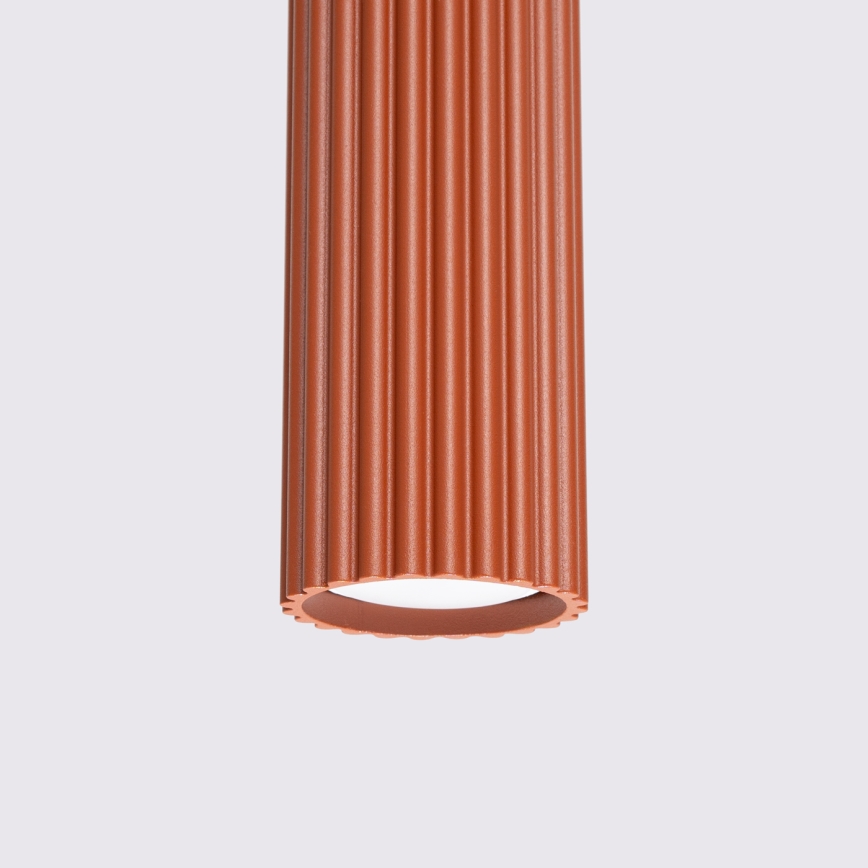 Brilagi - Lustre LED em cabo CRESTO 1xGU10/10W/230V vermelho
