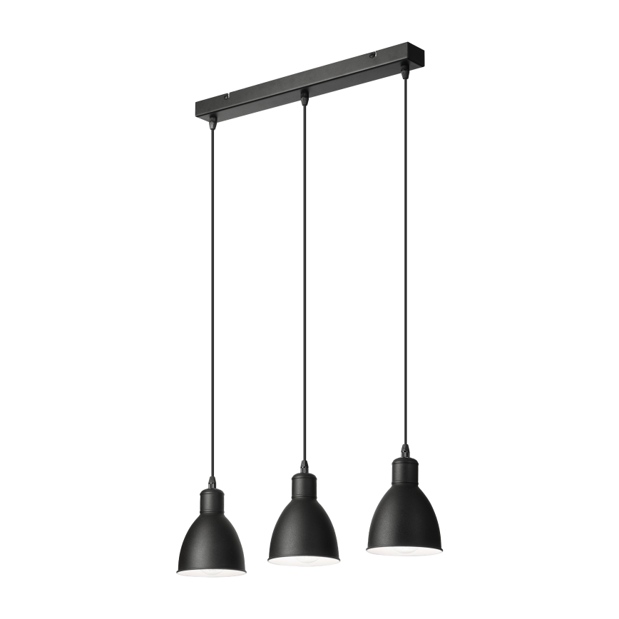 Brilagi - Lustre LED em cabo RIDDY 3xE27/60W/230V preto