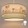 Brilagi - Lustre LED infantil suspenso por cabo BOBO 1xE27/60W/230V Ø 40 cm branco/verde/estampa de animais