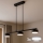 Brilagi - Lustre LED MONO suspenso por cabo 3xGX53/30W/230V preto