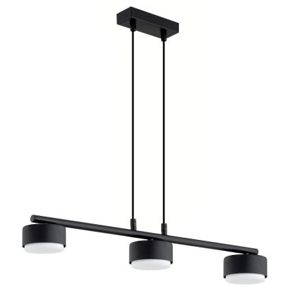 Brilagi - Lustre LED MONO suspenso por cabo 3xGX53/30W/230V preto