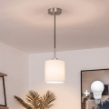 Brilagi - Lustre LED NUBILA suspenso por cabo 1xE27/60W/230V Ø 14 cm preto/branco